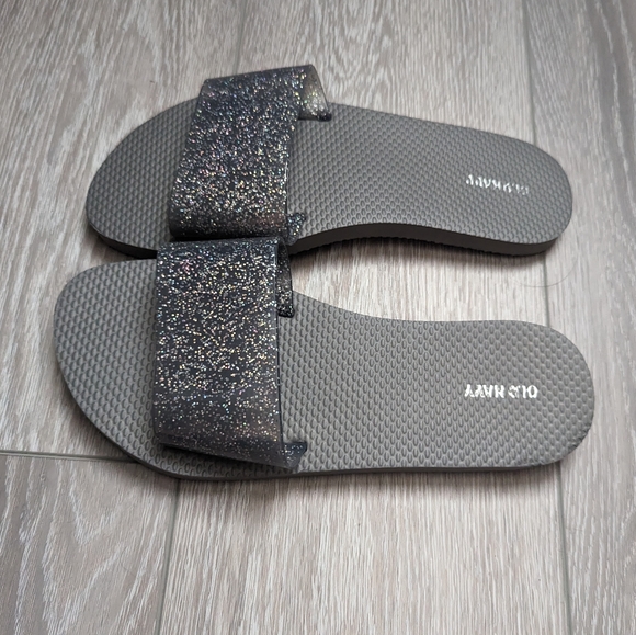 Grey glitter slides - Picture 2 of 5